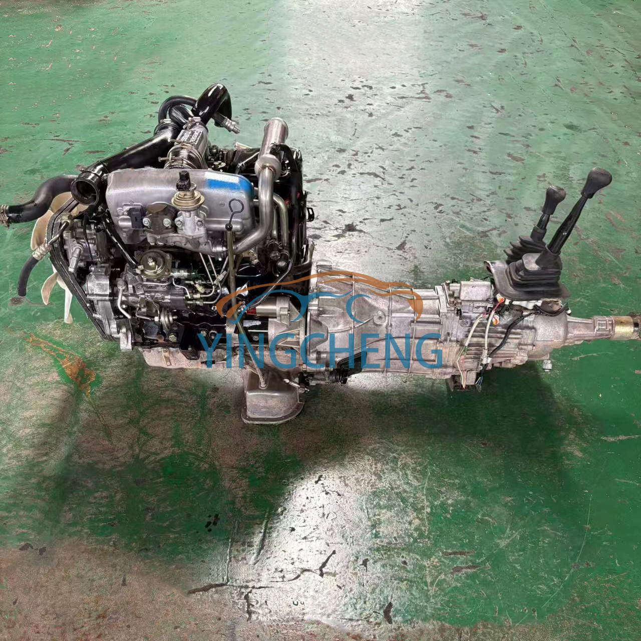 Hot Sale Secondhand 4 Cylinder 4JB1T 4X4 Pickup Diesel Engine for Isuzu